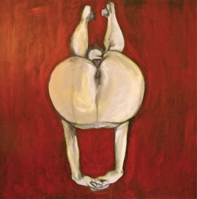 La Araña. 2011 - Acrilyc on canvas 100x100 cm.