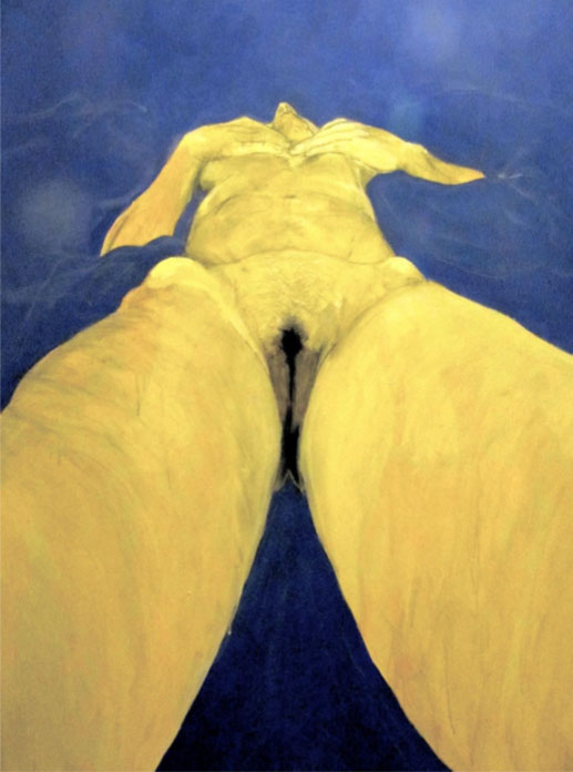 L'amantide religiosa 2010 - Acrilyc on canvas 100x120 cm.