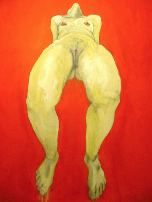 La Cavalletta - (The Grasshopper) 2010 - Acrylic on canvas 100x120 cm.