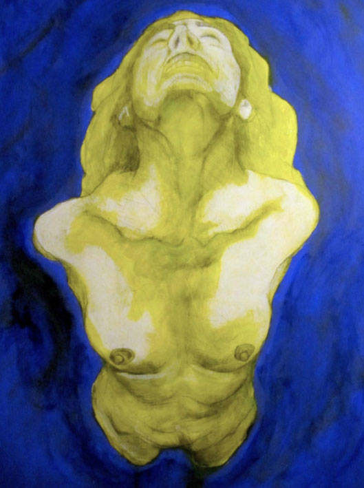 La Medusa - (The Jellyfish) 2010 - Acrilyc on canvas 100x120 cm.